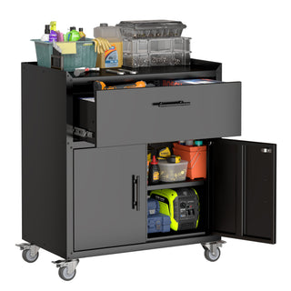  Rolling Metal Tool Storage Cabinet | Lockable Garage Storage Cabinet with Wheels