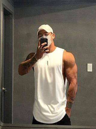 Men's Plus Size Round Neck Tank