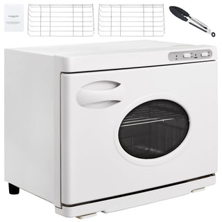 Hot Towel Warmer，23L Large Capacity Spa Hot Towel Warmers with See Through Window, 2 Stainless Steel Racks, Holds up 50-60 Towels, 2-in-1 All-round Heating for Facials, SPA, Massage, Salon