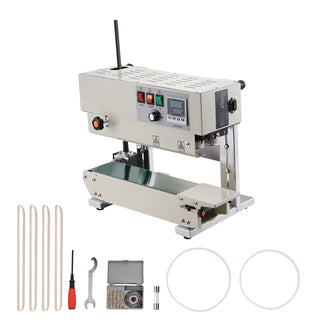 Continuous Bag Band Sealing Machine Vertical Band Sealer Carbon Steel