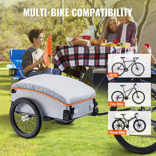 Foldable bike cargo trailer, view 4
