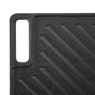 Reversible pre-seasoned cast iron griddle, view 10