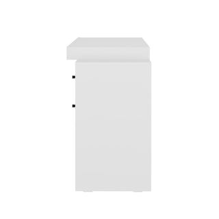 Expandable Home Office Desk, White