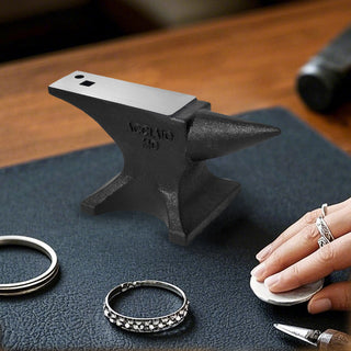 25 LBS (11kg) Single Horn Anvil – High Hardness Cast Steel Blacksmith Anvil with Stable Base – Rugged Metal Working Tool for Shaping, Bending & DIY Craft Projects