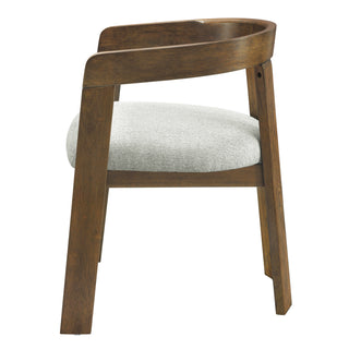 Modern barrel dining chairs set of 2, view 8