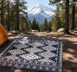 Reversible Rug,Outdoor Rug for Patio for Decor, Portable Outside Camping Area Carpet Ma