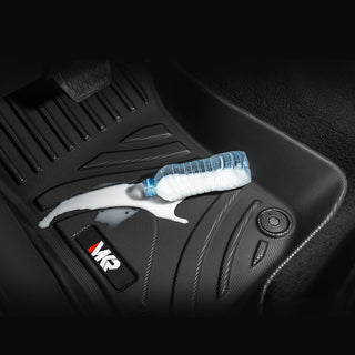 MKR Waterproof and Stain-resistant TPE Car Floor Mats Black 3 PCS For Jeep Wrangler JL 2018+ 4 Doors Model ( Not Fit for Jeep Wrangler JK or 4XE)