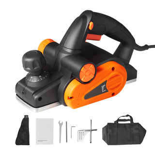 6-Amp Electric Hand Planer | 3-1/4" Width 16500 RPM Woodworking Tool