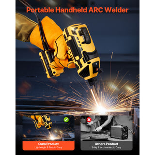 Portable handheld arc welder, view 2