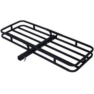 Heavy-Duty Steel Hitch Mount Cargo Carrier Rack for SUV, Truck, Car with 2' Receiver, Black