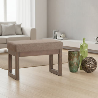 Milltown - Footstool Small Ottoman Bench - Fawn Brown