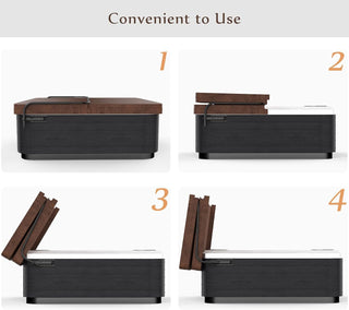 Universal Hot Tub Cover Lift – Side Mount Spa Cover Lifter with Adjustable Height & Aluminum Brackets