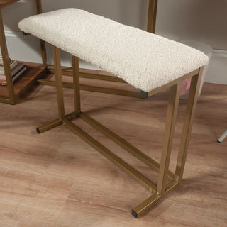 Brown Makeup Vanities with Storage - Chic Walnut &amp; Wood Finish Vanity Sets with Mirrors