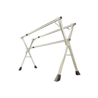 SOGA 2.0m Portable Standing Clothes Drying Rack 3 Poles