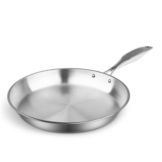 SOGA 36cm Stainless Steel Fry Pan