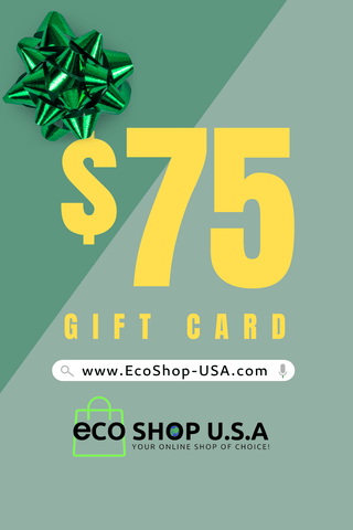 $75 Eco Shop U.S.A Gift Card 25% Off Original Value