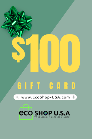 $100 Eco Shop U.S.A Gift Card 25% Off Original Value
