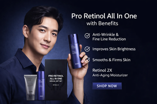 IOPE Men Pro Retinol All In One 120ml+Cleansing Foam