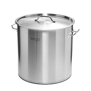 SOGA Stainless Steel 12L Stockpot
