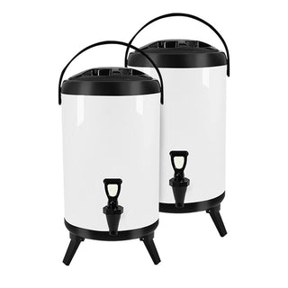 SOGA 10L Stainless Steel Milk Tea Barrel
