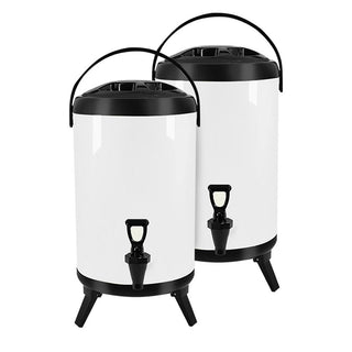 SOGA 12L Stainless Steel Milk Tea Barrel
