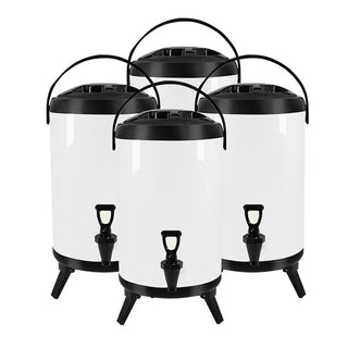 SOGA 12L Stainless Steel Milk Tea Barrel