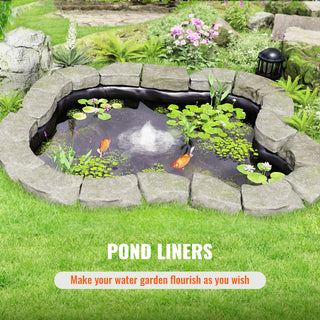 Pond Liner 20 x 25 ft | 45 Mil Thick EPDM Material | Flexible Black Pond Skins for Fish, Koi Ponds, Waterfalls, Water Features, Fountains & Water Gardens