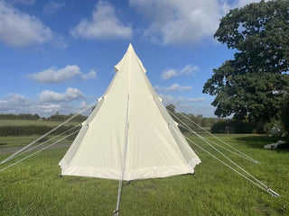 SAM&HAIBEI 9.85ft Bell Tent - 4 Season Glamping & Hot Tent