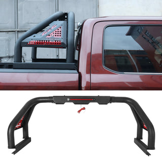 Adjustable Extendable Truck Bed Sport Roll Bar Chase Rack, Universal Mid-Size Pickup Trucks, Compatible with Toyota Tacoma, Ford Ranger, Chevy Colorado, GMC Canyon, Nissan Frontier