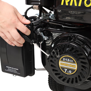 Wood Chipper Shredder Mulcher Heavy Duty 7 HP 212cc Gas Powered 3 Inch Max Capacity, EPA certificated engine