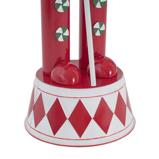 Classic iron nutcracker holiday decor, view 12