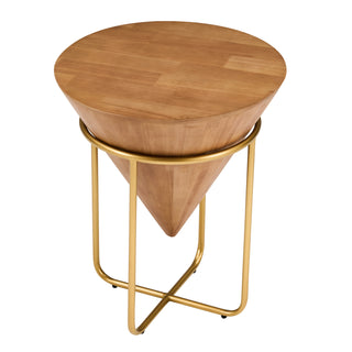 Cone-shaped round side table, view 5