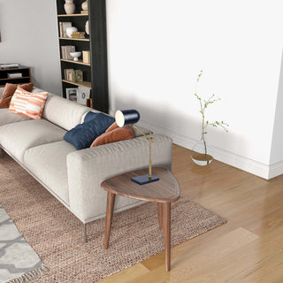 High Quality Hotel European Modern Bed Side nightstand Decorative Led Table/desk Lamp, Lumora Table Lamp - Black outer - White inner 110~120V