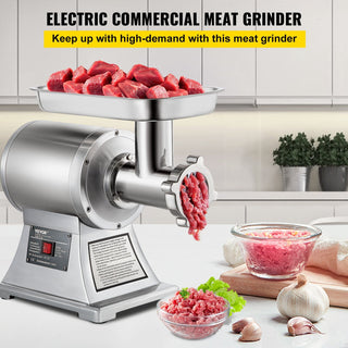 Commercial Electric Meat Grinder | 550 LB/H Heavy-Duty Stainless Steel Meat Mincer