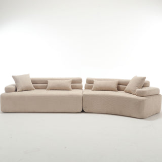[VIDEO provided][New]Unique modeling design,Upholstered Indoor Furniture,Foam-Filled Sleeper Sofa Bed for Living Room,Bedroom,3 Colors
