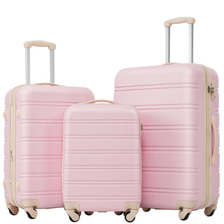 3 Piece Luggage Set Hardside Spinner Suitcase with TSA Lock 20' 24' 28' Available