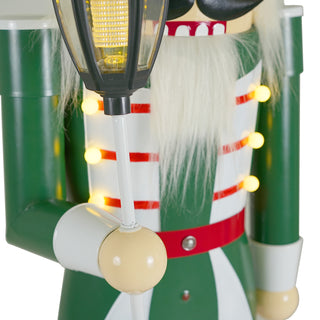 Classic iron nutcracker holiday decor, view 2