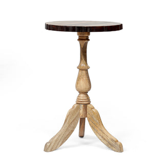 WOODEN END TABLE