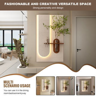 28-Inch Modern LED Wall Sconce 2-Pack - Minimalist Dimmable Indoor Wall Light Fixtures, Matte Black Hardwired Lighting for Living Room, Bedroom, Hallway, Hotel, and Luxury Home Decor