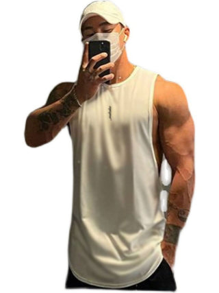 Men's Plus Size Round Neck Tank