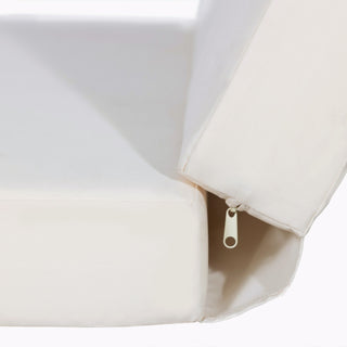 2-Piece Acacia Wood Chaise Lounge Set with Cream Triple-Fold Cushions – Outdoor Recliners (Matching Dark Grey Available)