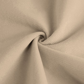 Camel Velvet Modern 2-Seater Sofa with Ottoman &amp; Cloud-Like Bolster Arms