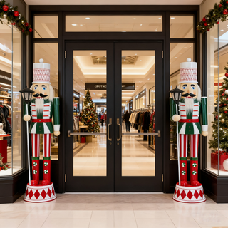 Classic iron nutcracker holiday decor, view 13
