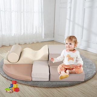 6-in-1 Soft Climb and Crawl Foam Playset