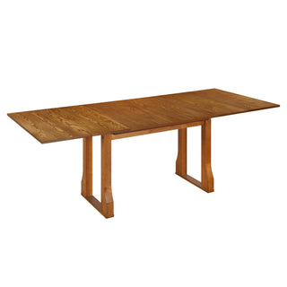 TOPMAX Modern 6-Piece 82.7inch Extendable Dining Table Set with 4 Wicker Back Upholstered Dining Chairs and Long Bench, Two 11.8-inch Removable Leaf,Walnut