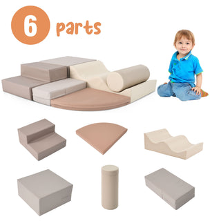 6-in-1 Soft Climb and Crawl Foam Playset