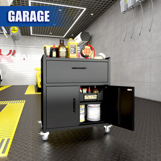  Rolling Metal Tool Storage Cabinet | Lockable Garage Storage Cabinet with Wheels