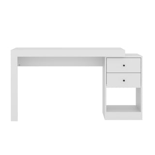Expandable Home Office Desk, White