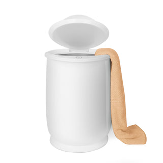 Luxury Bucket Towel Warmer – Fits 2 Oversized Towels, Bathrobes, Blankets & PJs