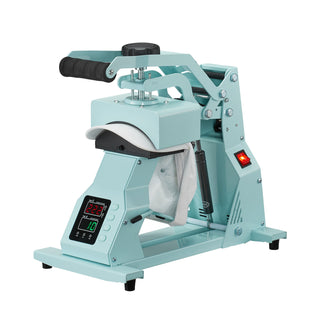 Hat Heat Press Machine for Caps Hat Press with 4pcs Platens for HTV Green